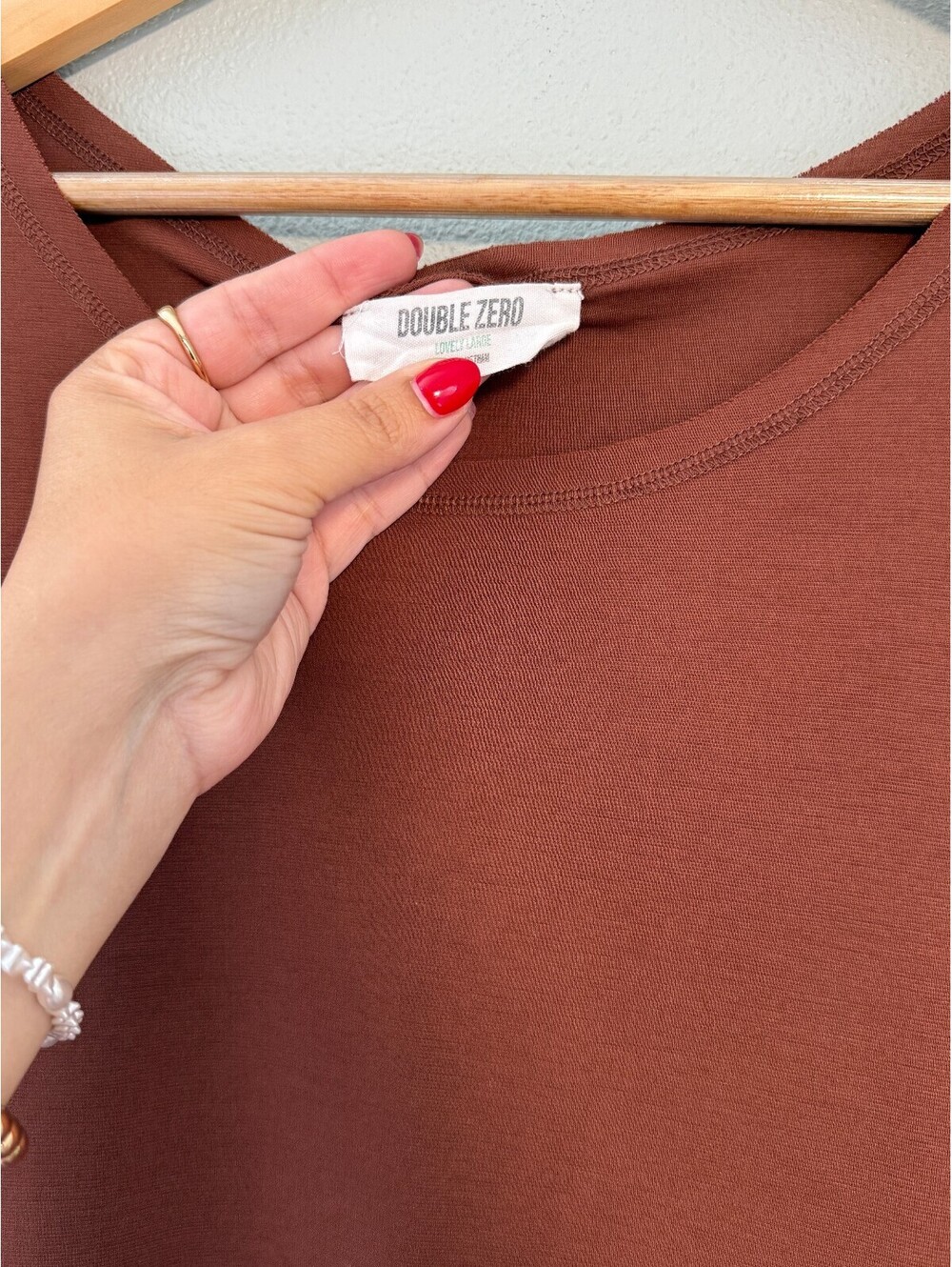 Buckle Double Zero Modal Blend Shirt Dress In Rust Brown - Women's Large NWOT - Picture 4 of 7